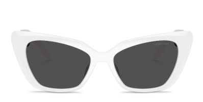 Versace VE4450 White Prescription Sunglasses - 50% Off Lenses display picture 3