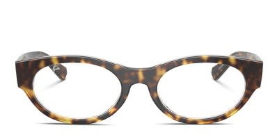 Ray-Ban 6547 Oval Gaze Silver Prescription Glasses