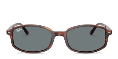 Ray-Ban RB2221 multicolor , tortoise frame with blue lenses