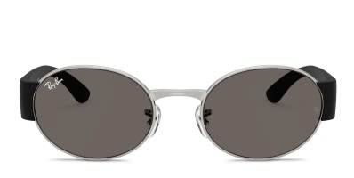 Michael Kors Silver Oval Sunglasses with Dark Gray Lenses Michael Kors 56mm Oval Sunglasses - Silver | Editorialist main image 4