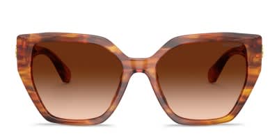 Coach HC8393U Tortoise, Orange Prescription Sunglasses display picture 2