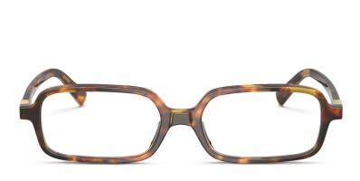 おみ Miu Miu MU 01XV Oval Eyeglasses | EyeOns.com