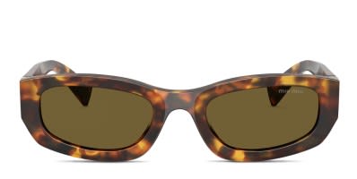 Miu Miu MUB01S multicolor , brown frame with yellow lenses  display picture 1