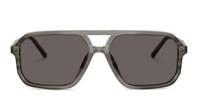 Dolce & Gabbana DG6203 white frame with dark grey lenses  display picture 3