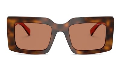 Prada PRA07S Brown, Tortoise Prescription Sunglasses