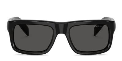 Prada PR27ZS Black , Gray Prescription Sunglasses - 50% Off Lenses