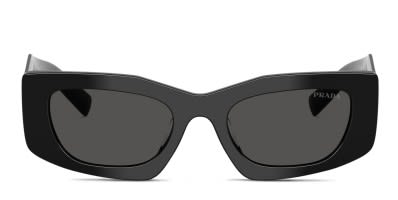 Prada PR17WS Symbole Shiny Black Prescription Sunglasses - 50% Off