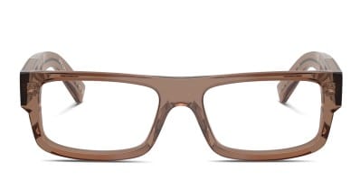 NWT Prada PR16UV Brown Square 53mm Eyeglasses Prada PR B03V Eyeglasses | LensCrafters main image 3