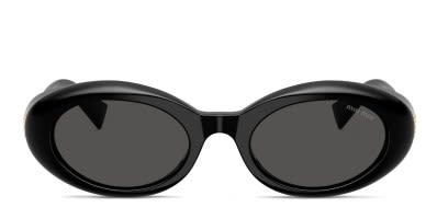 Miu Miu MU06Y Dark Grey Tinted Cat-Eye Sunglasses 54-16-142 NWOT Miu Miu Women main image 4