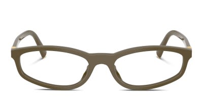 みーぅ Miu Miu MU03ZV clear , brown frames