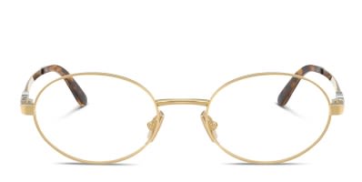 Miu Miu MU10XV Black, Gold Prescription Eyeglasses