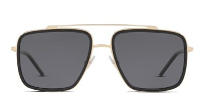 DOLCE&GABBANA ドルチェ＆ガッバーナ サングラス DG2256 Dolce & Gabbana DG2256 Gold/Black Prescription Sunglasses