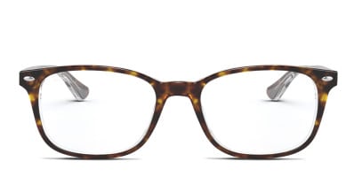 Ray-Ban RX5375 Tortoise, Clear