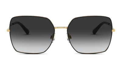 DOLCE&GABBANA ドルチェ＆ガッバーナ サングラス DG2256 Dolce & Gabbana DG2256 Gold/Black Prescription Sunglasses