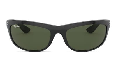 Ray Ban RB2027 Predator 2 Black Green Prescription Sunglasses 50 Off Lenses
