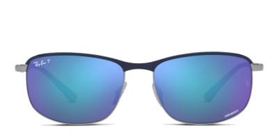 Costa Del Mar 6S6009 Turret gunmetal frame with blue mirrored 580p