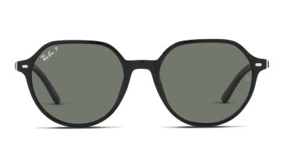 Ray-Ban John sunglasses (RB2194). Black frame/green lenses Ray-Ban RB2194 John Black/Green Prescription Sunglasses main image 4
