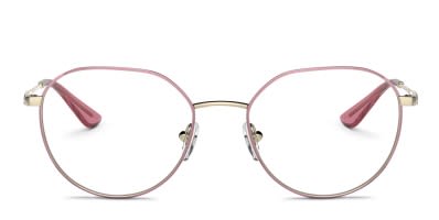 Ottoto Chantal Pink w/Gold Eyeglasses | Includes FREE Rx Lenses