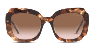 Prada PR14WSF (A) black frame with dark grey lenses. Lenses