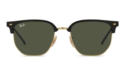 Ray Ban RB3016 Clubmaster Black Gold Prescription Sunglasses 50 Off Lenses