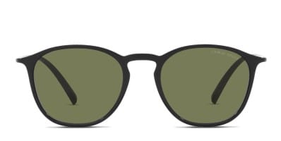 Giorgio Armani AR6176 black frame with dark grey lenses. Lenses