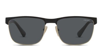 Prada PRA04S Black Prescription Sunglasses