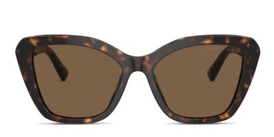 Coach HC8305 pink, tortoise frame with burgundy lenses