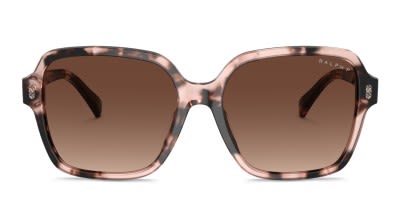 Michael Kors QUOGUE Square Pink Tortoise Sunglasses with Gradient Lenses New Michael Kors Quogue Sunglasses In Pink | Editorialist main image 4