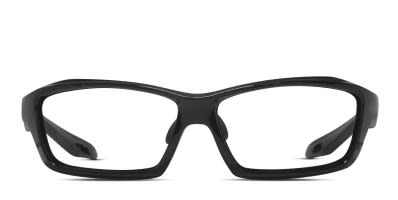 Pentax V1000 Shiny Black Eyeglasses | Includes FREE Rx Lenses