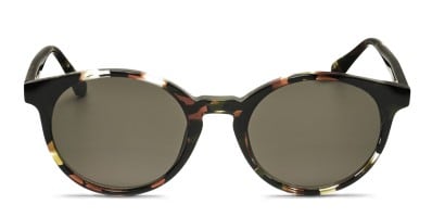 Ray-Ban RB2180F (A) black frame with dark green lenses