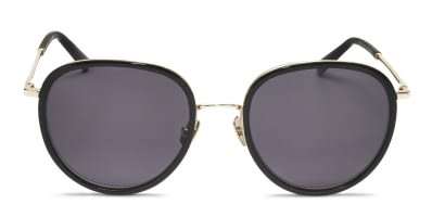 MK Lisbon MK2062 Black Cat Eye Sunglasses Leather Case Michael Kors MK2062 Lisbon Black Prescription Sunglasses  main image 4
