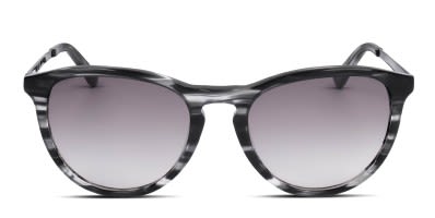 Lacoste L837SA gray, tortoise frame with gray gradient lenses. Lenses  provide 100% UV protection.