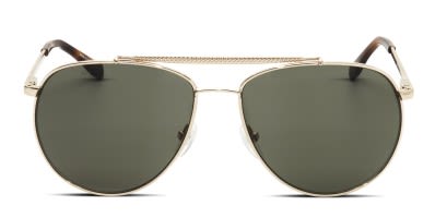 Gucci GG0107S Gold Prescription Sunglasses