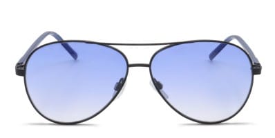 Balmain BL2532B gold, blue frame with grey gradient lenses