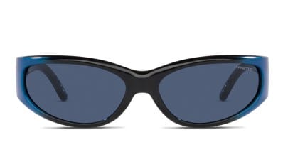 Adam Selman x Le Specs The Last Lolita Shiny Black Sunglasses