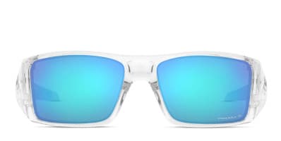 Oakley OO9479 Manorburn clear frame with PRIZM sapphire lenses. Lenses provide 100 UV protection