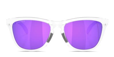 Oakley OO9013 Frogskins Prizm Clear, Purple Sunglasses