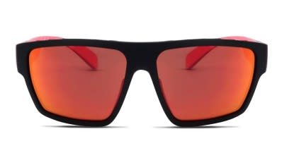 Oakley OO9424F Mercenary (A) Prizm Shiny Black/Red Sunglasses
