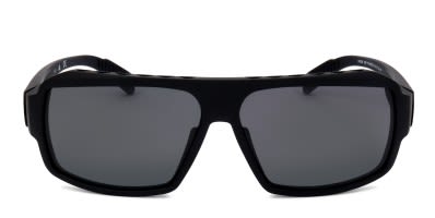 Moschino 長方形フレムサンクラス MOS047S 7RMIR Moschino MOS047/S Black, White Prescription Sunglasses - 50