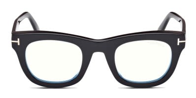 Tom Ford TF5889-B Shiny Black Eyeglasses | Includes FREE Rx