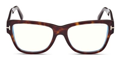 Tom Ford TF5890-B Brown, Clear Eyeglasses | Includes FREE Rx Lenses
