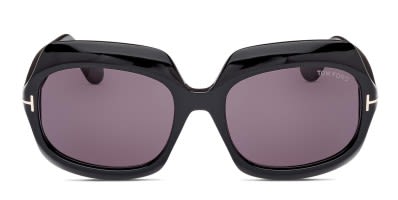 Tom Ford TF564 Rania-02 Gunmetal, Blue Prescription Sunglasses - 50% Off  Lenses