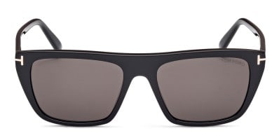 TOM FORD TF588 ブラック サングラス Amazon.com: Tom Ford Rectangular Sunglasses TF588 Max-02 52R