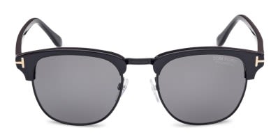 Tom Ford TF649 Ryan-02 Shiny Black/Brown Sunglasses Sunglasses
