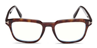 Tom Ford TF5609-B Brown/Tortoise/Silver Prescription Eyeglasses