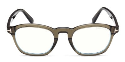 Tom Ford TF5889-B Shiny Black Eyeglasses | Includes FREE Rx Lenses
