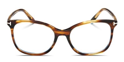 Tom Ford TF5288 Tortoise Prescription Eyeglasses