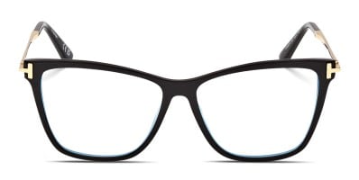 Tom Ford TF6063-B Shiny Black Prescription Eyeglasses display picture 3