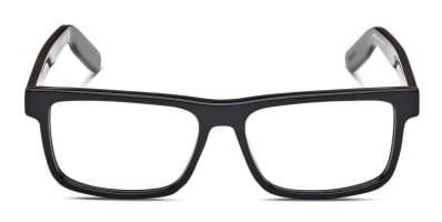 Timberland TB1765 w/Clip-On Matte Black Prescription Eyeglasses