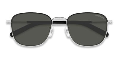 The Montblanc MB0421S is a sport-ready rectangular  display picture 1